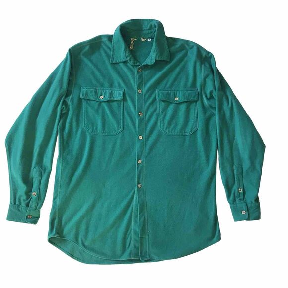 Vintage REI Polartec Fleece Shirt Jacket XL Button Up 80s 90s Retro USA Polartec - Picture 1 of 10